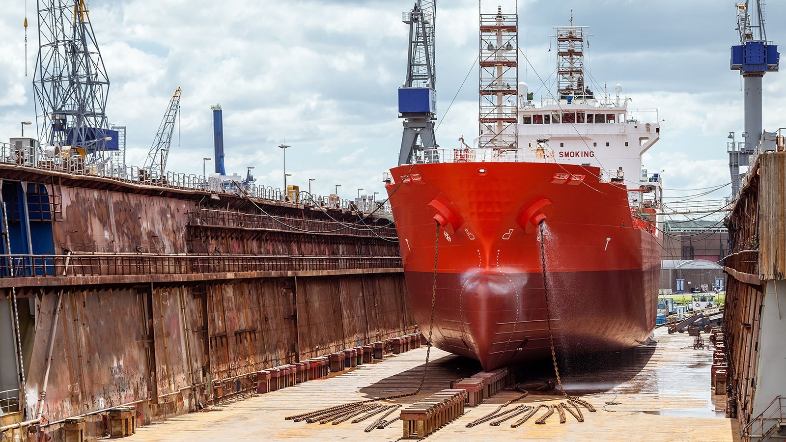 Dry docking support
